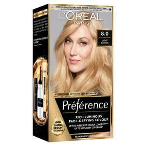 L'Oreal Paris Preference Permanent Hair Dye California Light Blonde 8