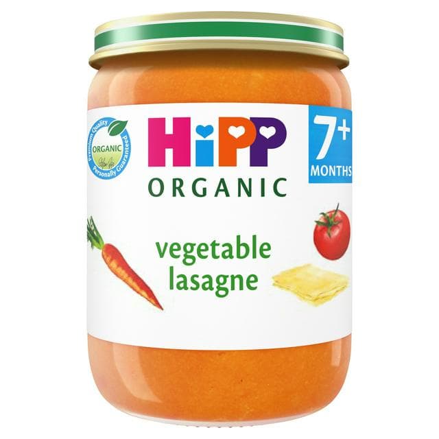 HiPP Organic Vegetable Lasagne Baby Food Jar 7+ Months 190g - gallery image 1