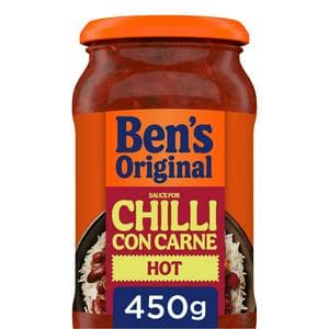 Bens Original Hot Chilli Con Carne Sauce 450g