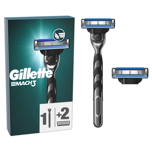 Gillette Mach 3 Razor + Extra Razor Blade - gallery image 1