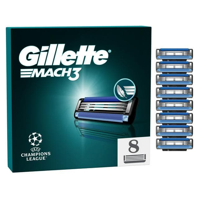 Gillette Mach 3 Razor Blades x8 - gallery image 1