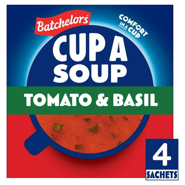 Batchelors Cup a Soup, Tomato & Basil x4 104g - gallery image 1