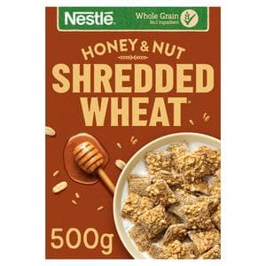 Nestle Shredded Wheat Bitesize Honey & Nut Cereal 500g