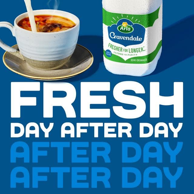 Cravendale Filtered Fresh Semi Skimmed Milk Fresher for Longer 1L - gallery image 3