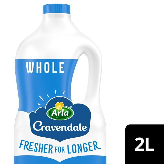 Cravendale Filtered Fresh Whole Milk 2L Fresher for Longer - gallery image 1