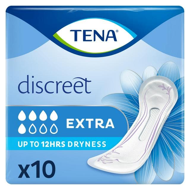 TENA Lady Discreet Extra Incontinence Pads x10 - gallery image 1