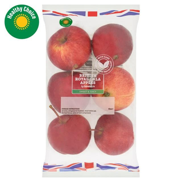 Sainsbury's Royal Gala Apples x6 - gallery image 1