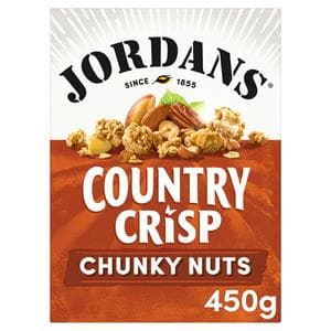 Jordans Country Crisp Breakfast Cereal with Chunky Nuts 450g