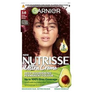 Garnier Nutrisse Permanent Hair Dye Deep Reddish Brown 3.6