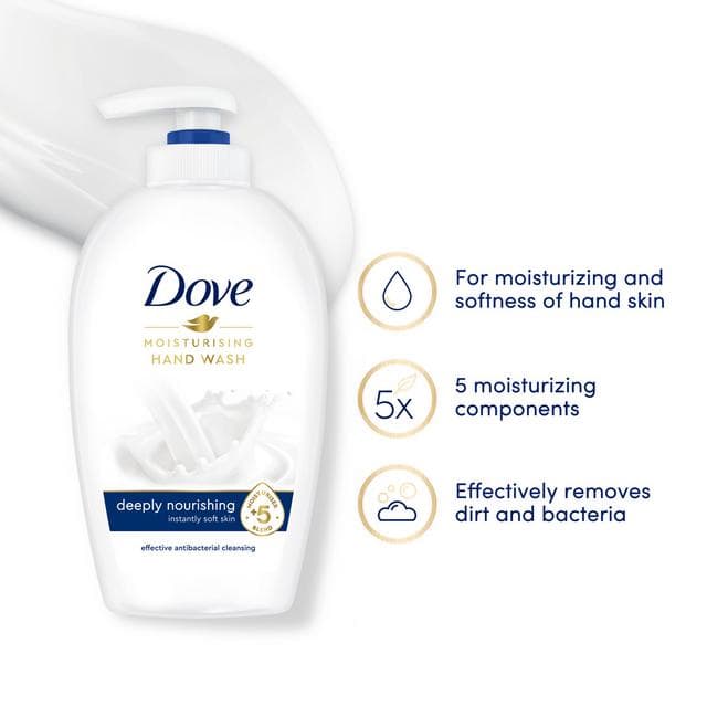 Dove 250ml Deeply Nourishing Liquid Hand Wash Soap - gallery image 3