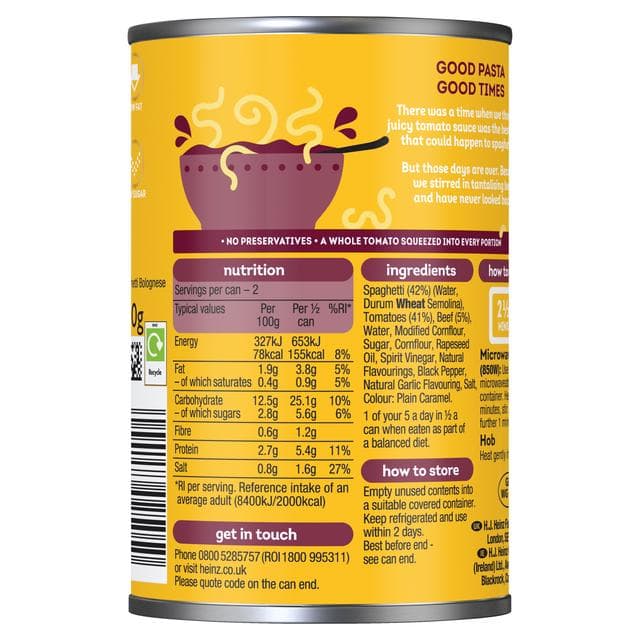 Heinz Spaghetti Bolognese 400g - gallery image 4