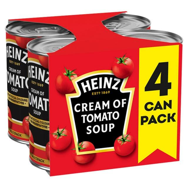 Heinz Cream of Tomato Soup x4 400g - gallery image 1