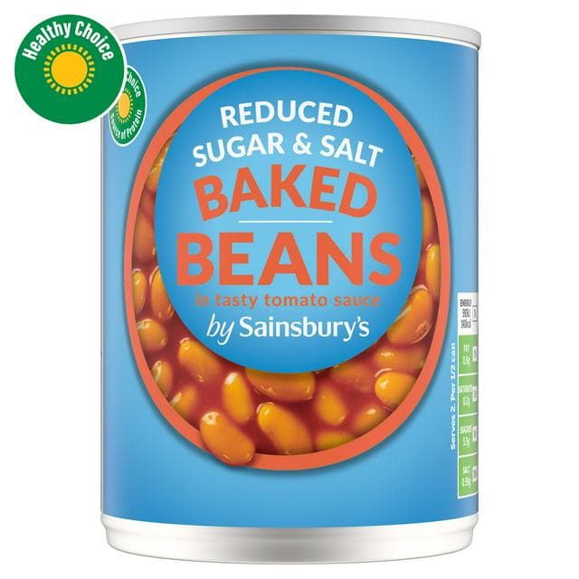 Sainsbury's Reduced Sugar & Salt Baked Beans In Tomato Sauce 400g - gallery image 1