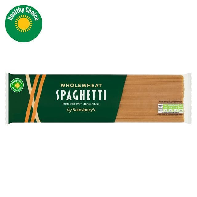 Sainsbury's Spaghetti Wholewheat Pasta 500g - gallery image 1