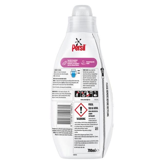 Persil Silk & Wool Delicate Washing Liquid Laundry Detergent 14 Washes 700ml - gallery image 6
