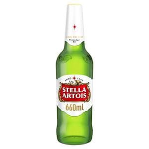 Stella Artois Premium Lager Beer Bottle 660ml