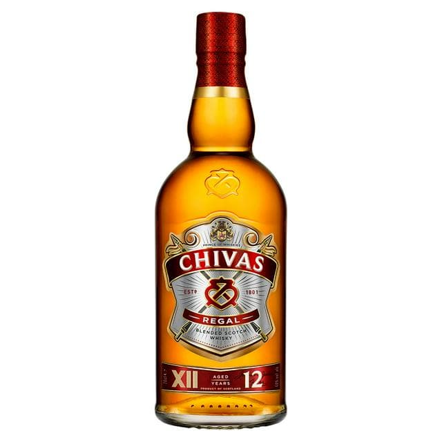 Chivas Regal 12 Year Old Blended Scotch Whisky 70cl - gallery image 1