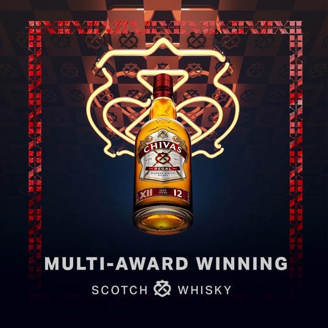 Chivas Regal 12 Year Old Blended Scotch Whisky 70cl - gallery image 4