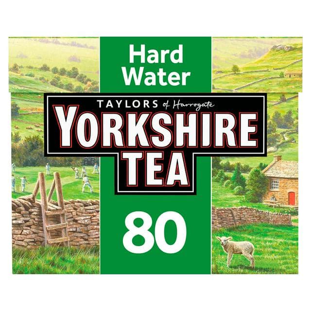 Yorkshire Tea Hard Water Tea Bags x80 - gallery image 1