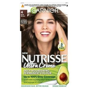 Garnier Nutrisse Permanent Hair Dye Dark Brown 4