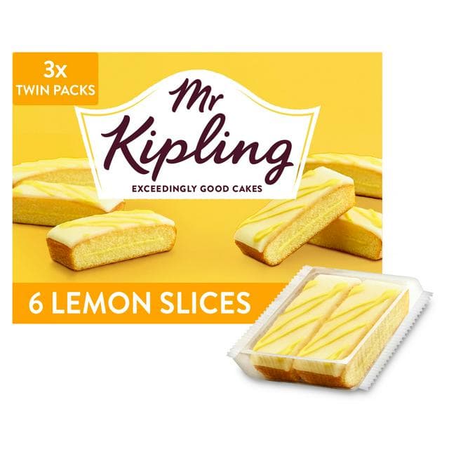 Mr Kipling Lemon Cake Slices x6 - gallery image 1