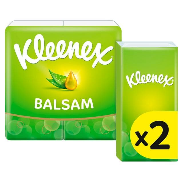 Kleenex Balsam Pocket Pack 2x9 Sheets - gallery image 1