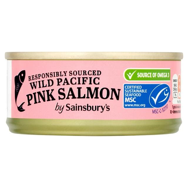 Sainsbury's Wild Pacific Pink Salmon 105g - gallery image 1
