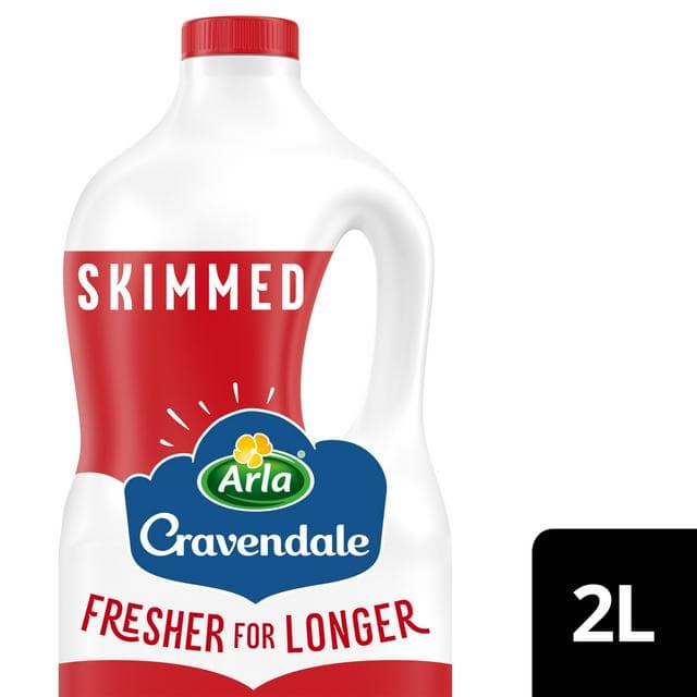Cravendale Filtered Fresh Skimmed Milk Fresher for Longer 2L - gallery image 1