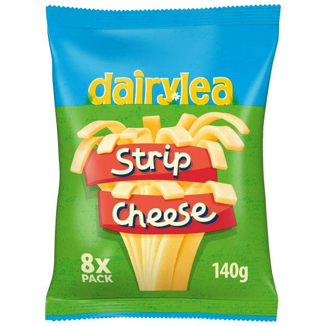 Dairylea Strip Cheese 8 x 17.5g - gallery image 1