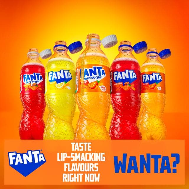 Fanta 500ml Zero Sugar Orange Soft Drink Bottle - gallery image 5