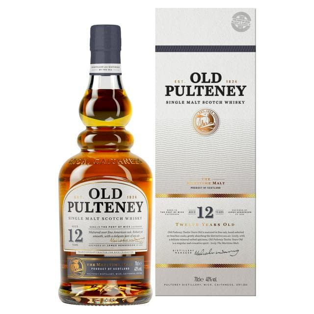 Old Pulteney Twelve Years Old Single Malt Scotch Whisky 70cl - gallery image 1