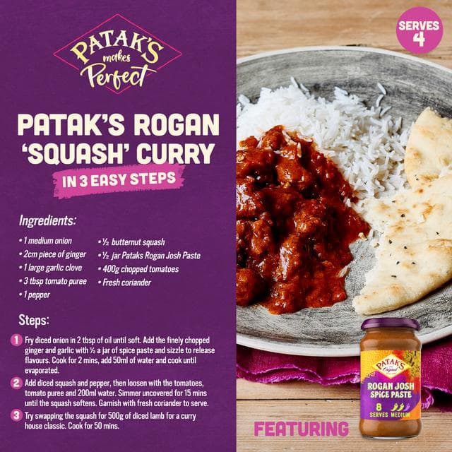 Patak's Rogan Josh Spice Paste 283g - gallery image 2