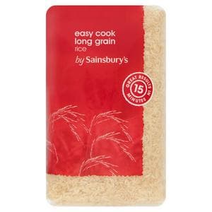 Sainsbury's Easy Cook Long Grain White Rice 2kg