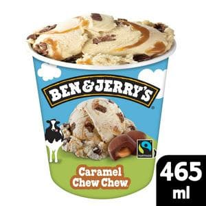 Ben & Jerry's Caramel Chew Chew Ice Cream Tub 465ml