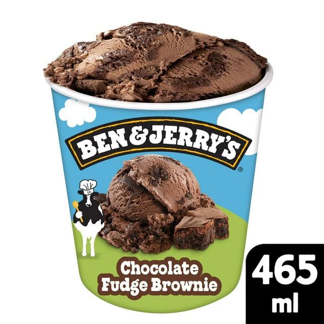 Ben & Jerry's Chocolate Fudge Brownie Ice Cream Tub 465ml - gallery image 1