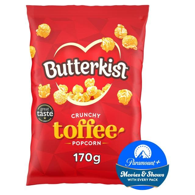 Butterkist Popcorn Toffee 170g - gallery image 1