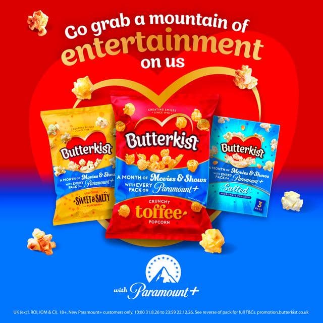 Butterkist Popcorn Toffee 170g - gallery image 2