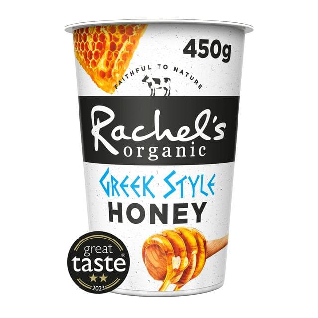 Rachel's Organic Greek Style Honey Yogurt 450g - gallery image 1