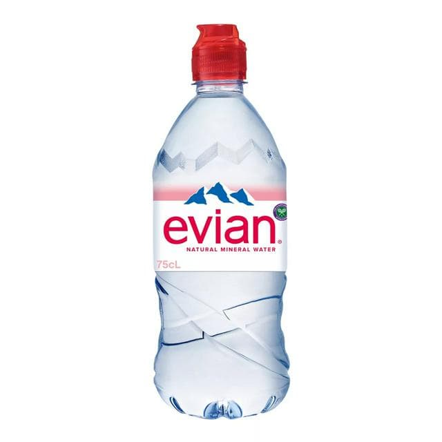 Evian Natural Bottled Mineral Still Water 750ml - gallery image 1