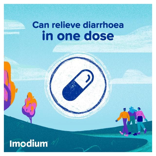 Imodium Original Relief from Diarrhoea In 1 Dose Tablets x6 - gallery image 4