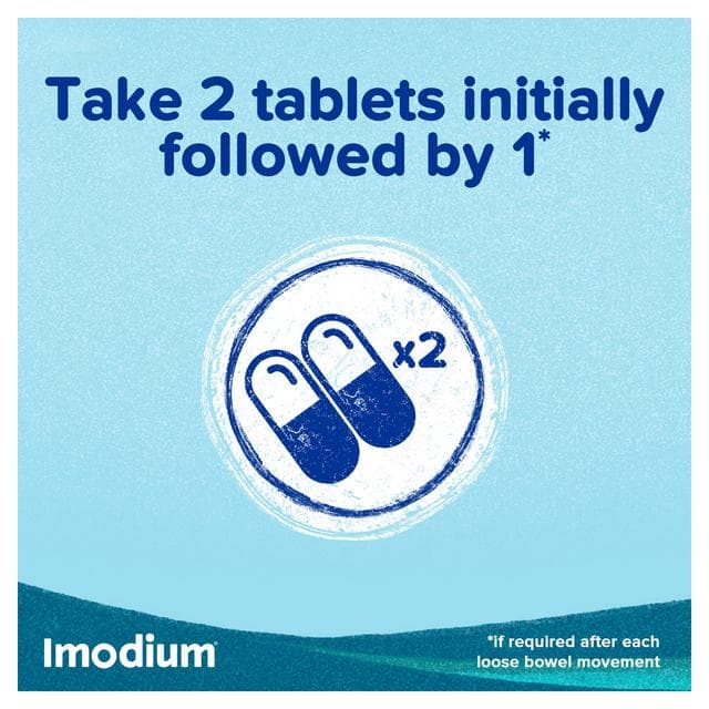 Imodium Original Relief from Diarrhoea In 1 Dose Tablets x6 - gallery image 5