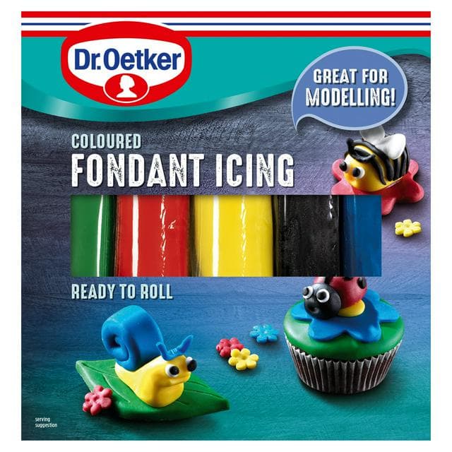Dr. Oetker Ready to Roll Fondant Icing 5x100g - gallery image 1