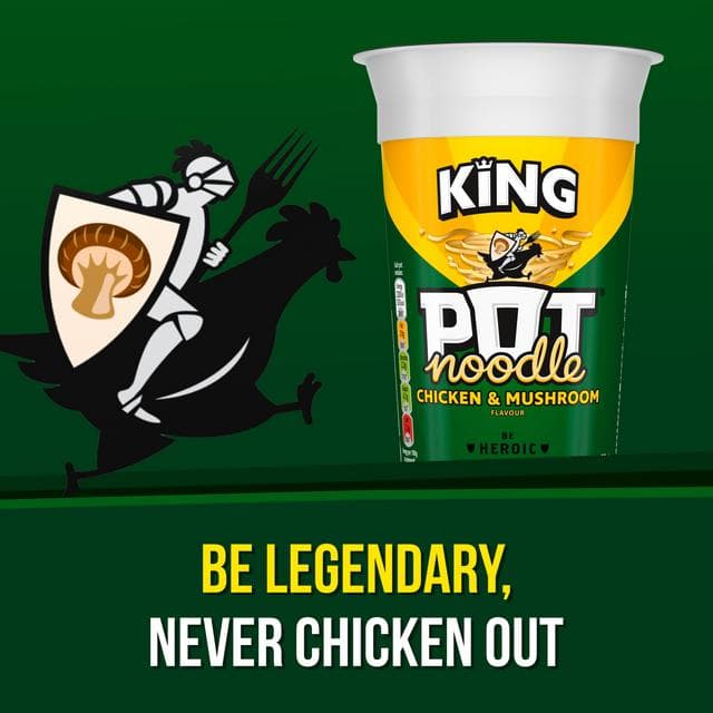 Pot Noodle King Pot Chicken & Mushroom 114g - gallery image 5