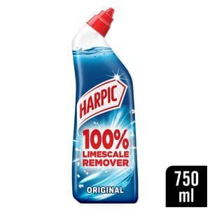 Harpic 100% Limescale Remover Toilet Cleaner Gel Fresh Scent 750ml