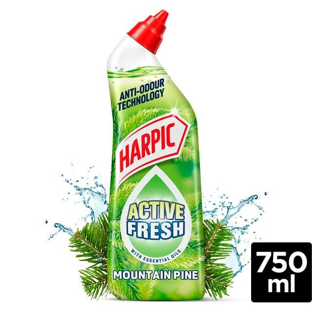 Harpic Active Fresh Mountain Pine Toilet Cleaning Gel 750ml - gallery image 1