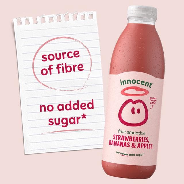 Innocent Strawberries, Bananas & Apples Smoothie 250ml - gallery image 4