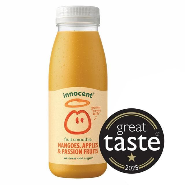 Innocent Mangoes, Apples & Passion Fruits Smoothie 250ml - gallery image 1