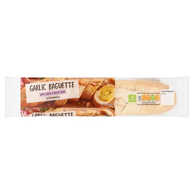 Sainsbury's Garlic Baguette 195g - gallery image 1