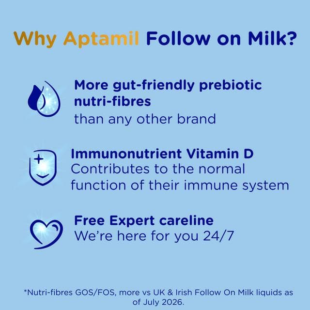 Aptamil 2 Follow On Baby Milk Formula Liquid 6-12 Months Ready To Feed 200ml - gallery image 2