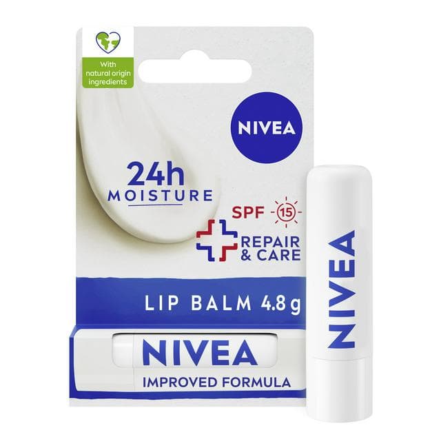 Nivea Soothe & Protect Lip Balm SPF15 For Dry Lips 4.8g - gallery image 1